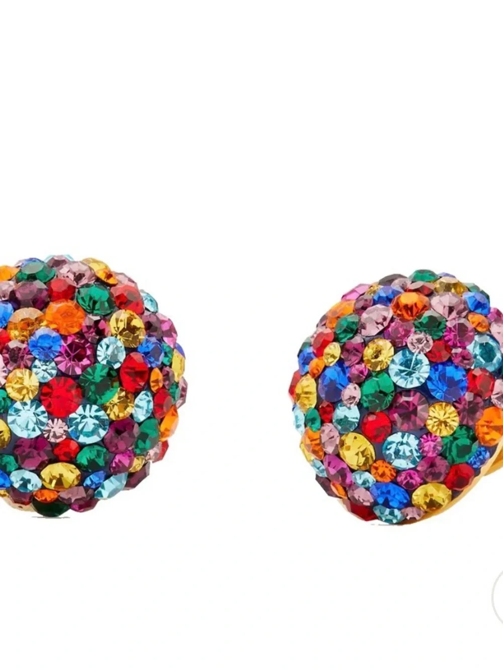 Kate Spade Multicolor Crystal Dome Stud Earrings
